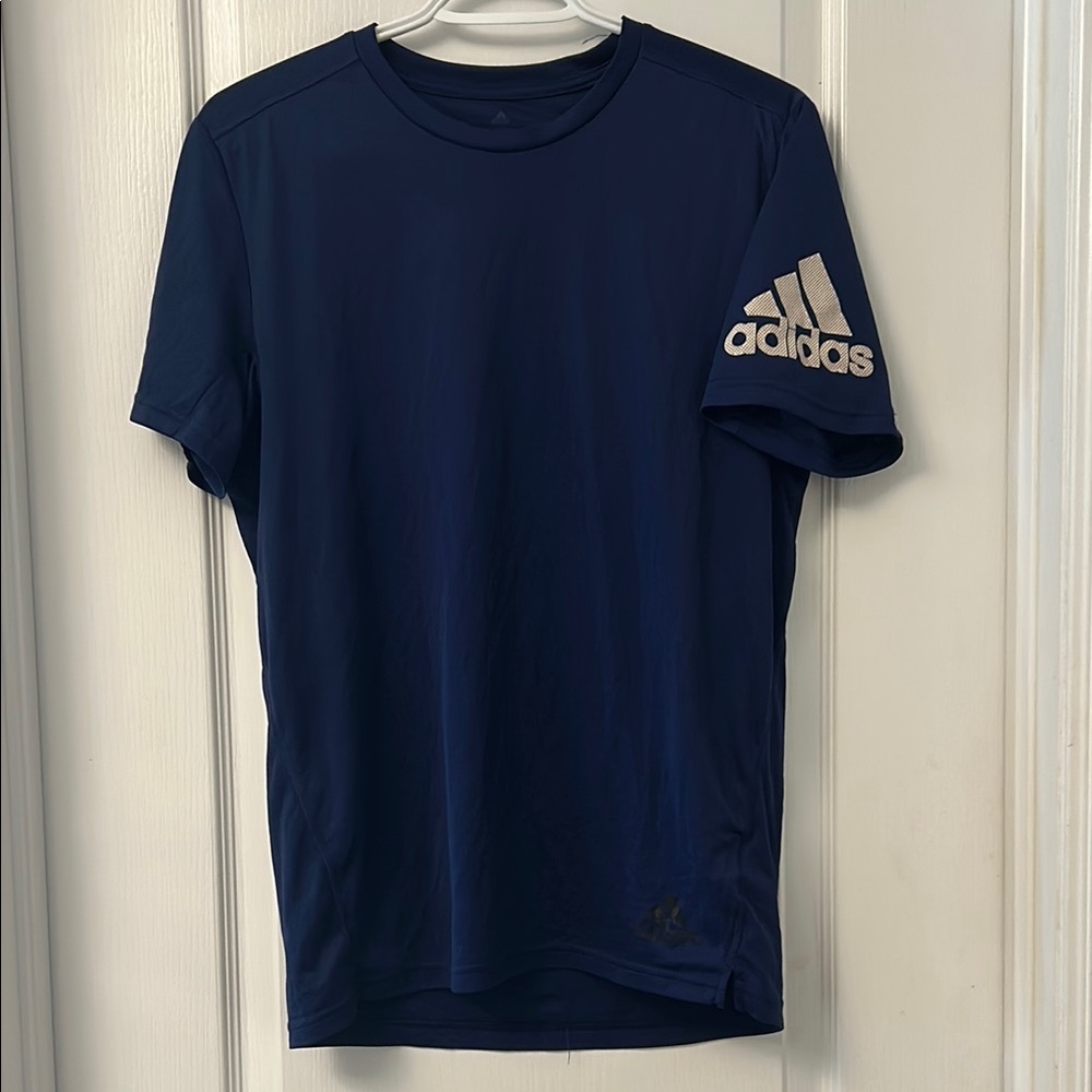 Adidas Blue Short Sleeve Performance Tee